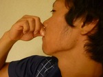 Muscle massage lips surrounding the mouth